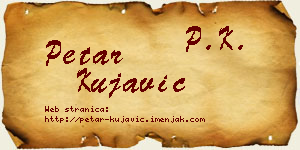 Petar Kujavić vizit kartica